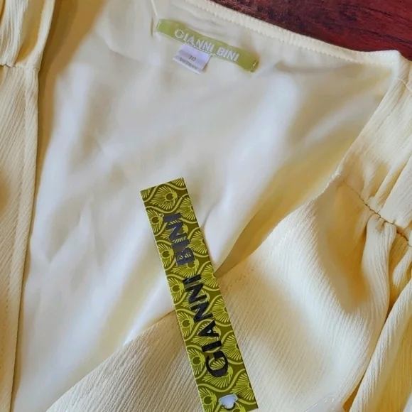 NWT Gianni Bini mini chiffon wrap dress - Picture 5 of 11